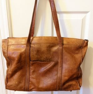 Vintage Leather Tote
